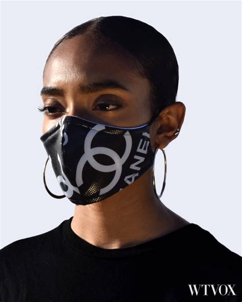 chanel logo mask|Chanel mask surgical.